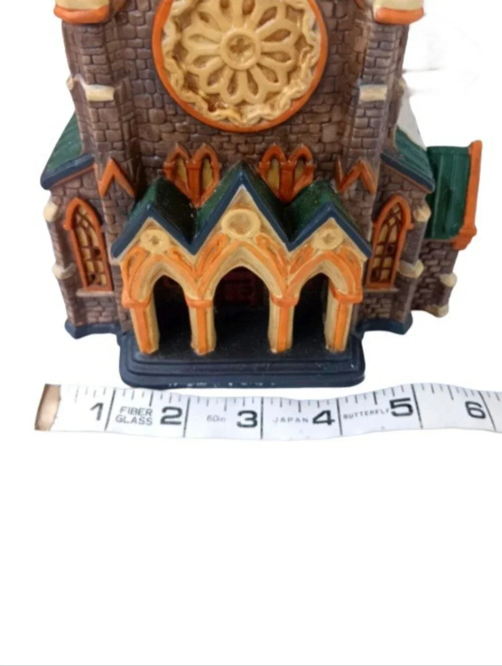 Vintage Holiday Time Village Lighted Church | EUC